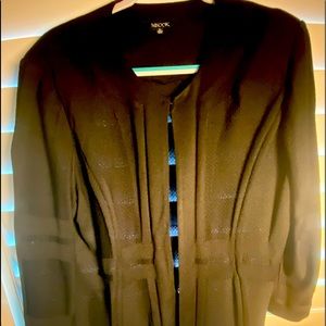 Misook black knit jacket